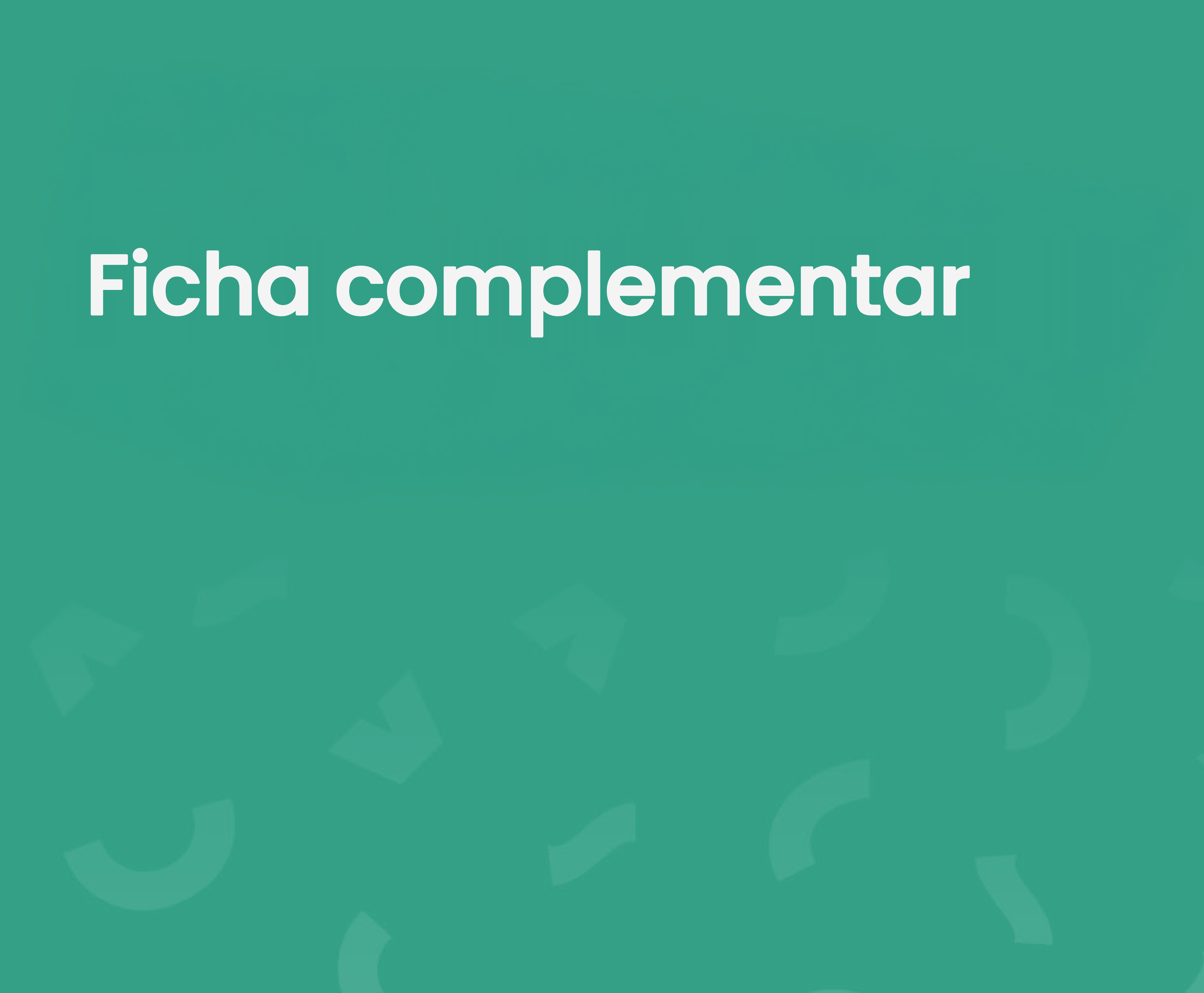 Trilha Ficha Complementar
